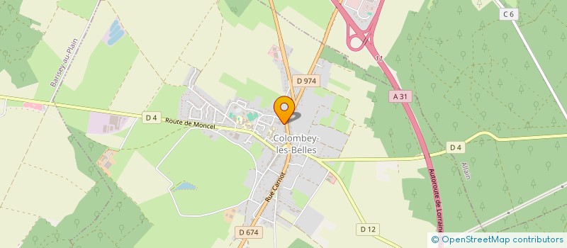 localisation de l'entreprise SCI JADE  COLOMBEY-LES-BELLES