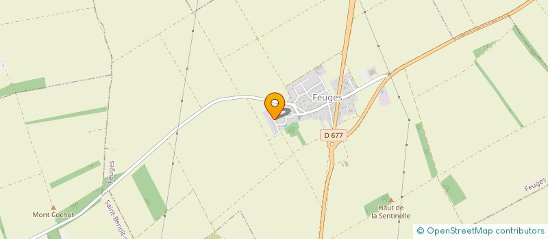 localisation de l'entreprise SCI JADE  FEUGES