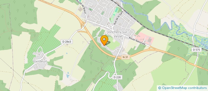 localisation de l'entreprise SCI JADE  JONCHERY-SUR-VESLE
