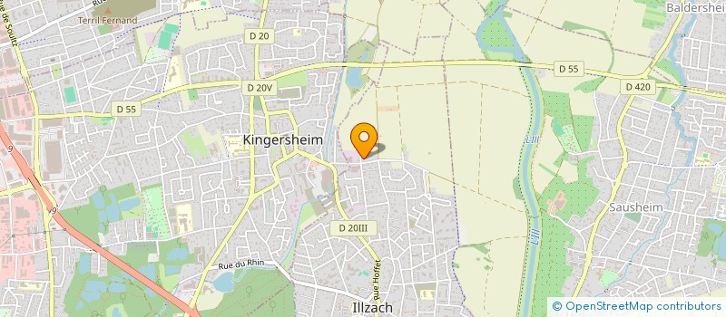 localisation de l'entreprise SCI JADE  ILLZACH