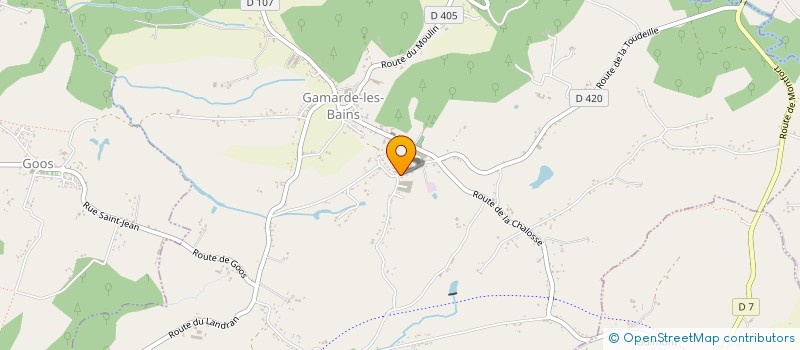 localisation de l'entreprise SCI JADE  GAMARDE-LES-BAINS