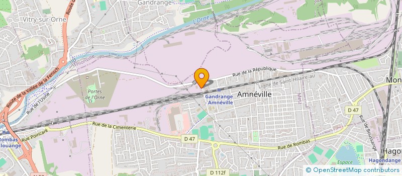 localisation de l'entreprise SCI JADE  AMNEVILLE