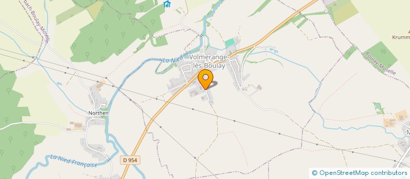 localisation de l'entreprise SCI JADE  VOLMERANGE-LES-BOULAY