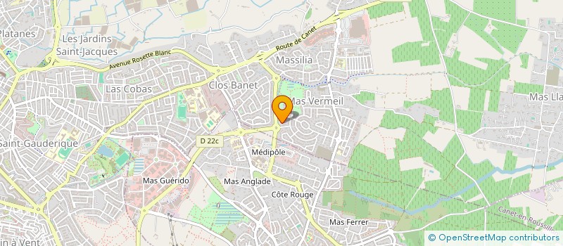 localisation de l'entreprise SCI JADE à PERPIGNAN