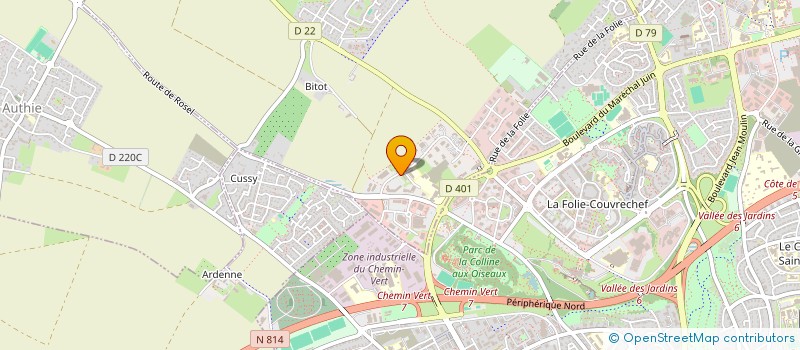 localisation de l'entreprise SCI JADE à SAINT-CONTEST