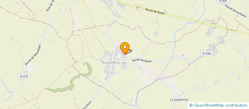 localisation de l'entreprise SCI JADE  ROUMENS