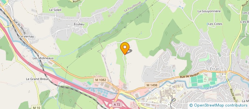 localisation de l'entreprise SCI JADE  L'ETRAT