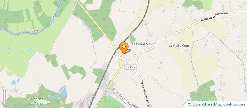 localisation de l'entreprise SCI JADE ADAN  RIVES-DU-LOIR-EN-ANJOU