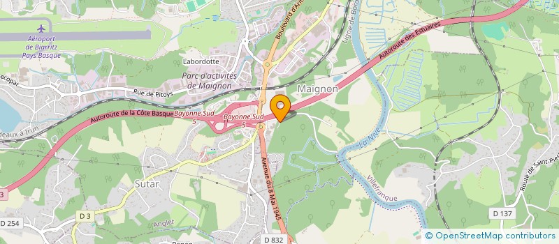 localisation de l'entreprise SCI JADE AND CO à BAYONNE