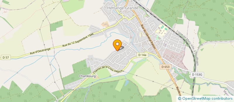 localisation de l'entreprise SCI JADE&CO  HETTANGE-GRANDE