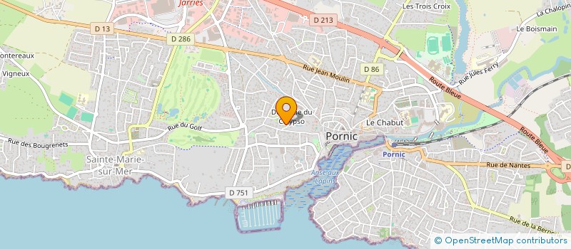 localisation de l'entreprise SCI JADE MER ET SOLEIL  PORNIC