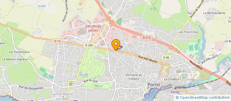 localisation de l'entreprise SCI JADE PORNIC  PORNIC