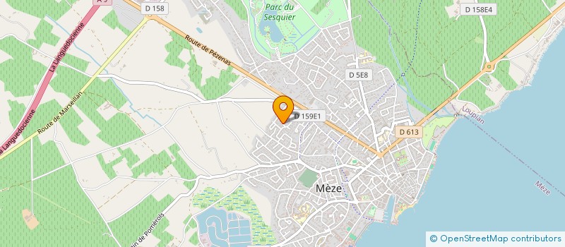 localisation de l'entreprise SCI JADE TRENTE QUATRE à MEZE