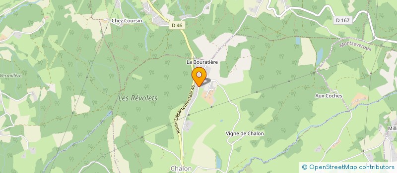 localisation de l'entreprise SCI JADEAU  CHALON