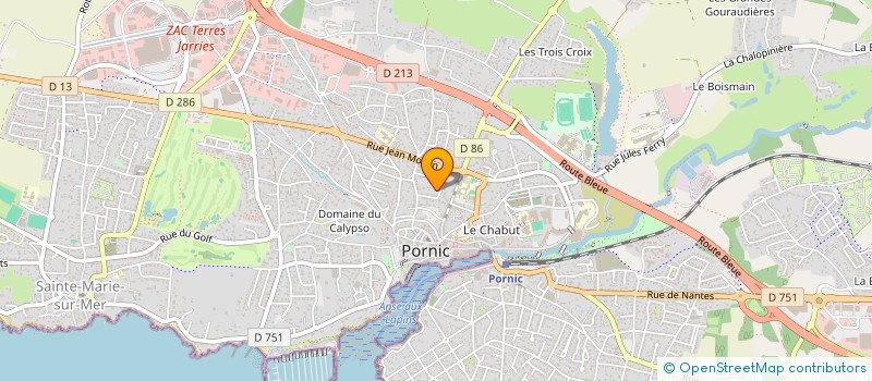 localisation de l'entreprise SCI JADEL  PORNIC