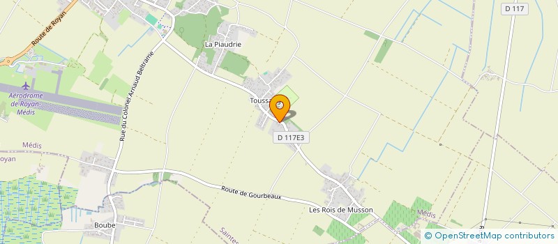 localisation de l'entreprise SCI JADES  MEDIS