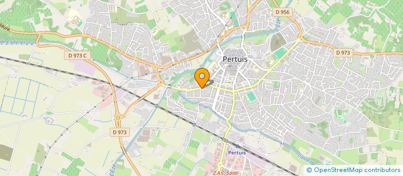 localisation de l'entreprise SCI JADET  PERTUIS