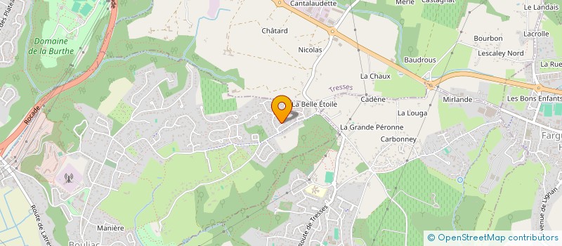 localisation de l'entreprise SCI JADHUGART  CAPBRETON