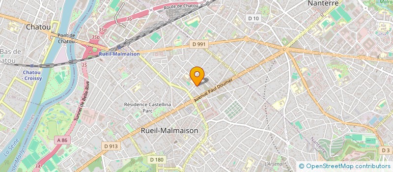 localisation de l'entreprise SCI JADIS à RUEIL-MALMAISON