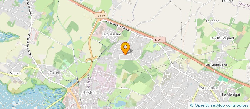 localisation de l'entreprise SCI JADIS-EDEN  SAINT-NAZAIRE