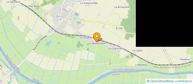 localisation de l'entreprise SCI JADJULE  BORDS