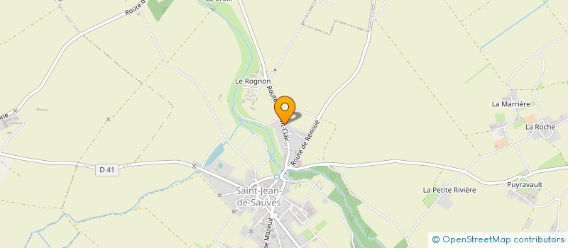 localisation de l'entreprise SCI JADO à SAINT-JEAN-DE-SAUVES