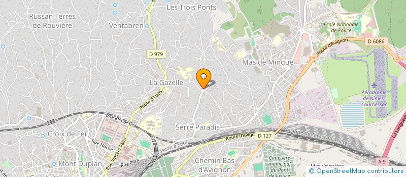 localisation de l'entreprise SCI JADOLACI  NIMES