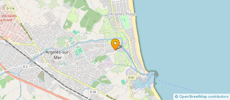 localisation de l'entreprise SCI JADORO  ARGELES-SUR-MER