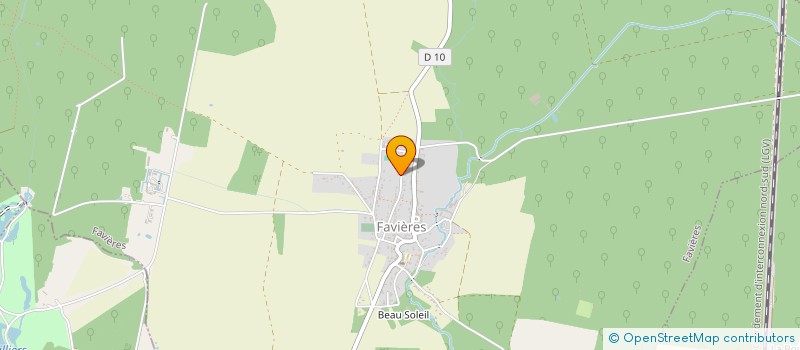 localisation de l'entreprise SCI JADOU  FAVIERES