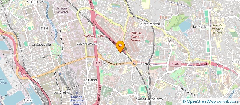 localisation de l'entreprise SCI JADRAN à MARSEILLE