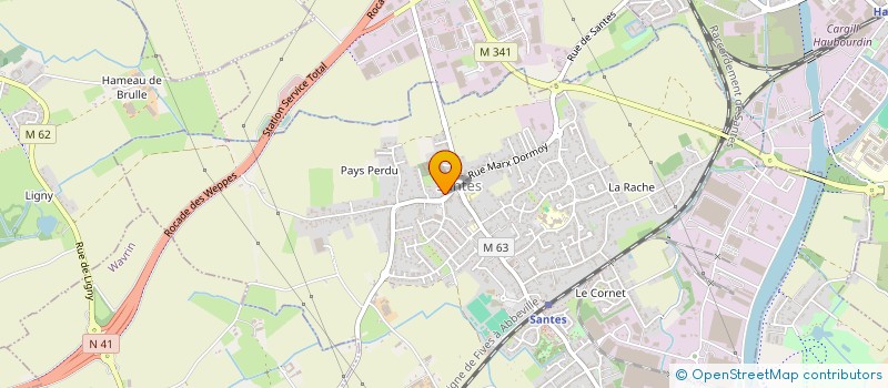 localisation de l'entreprise SCI JADRIMA  SANTES