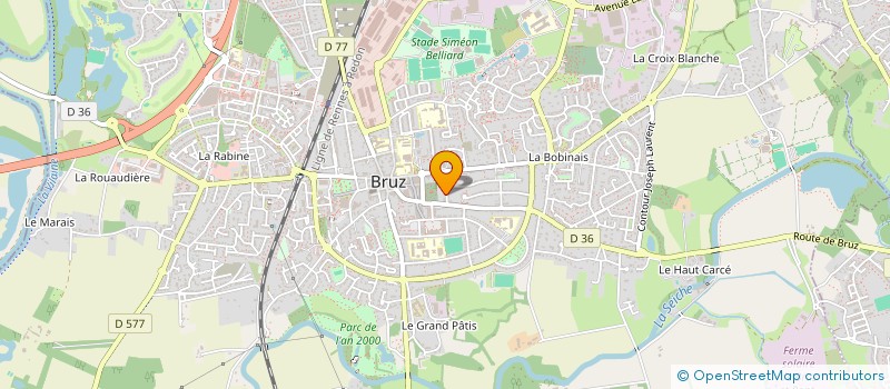 localisation de l'entreprise SCI JADS  BRUZ