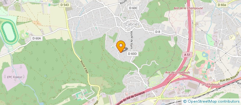 localisation de l'entreprise SCI JADUGAR  CABRIES