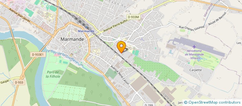 localisation de l'entreprise SCI JAE  MARMANDE