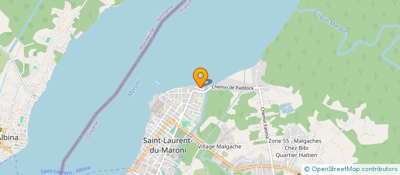 localisation de l'entreprise SCI JAE  SAINT-LAURENT-DU-MARONI