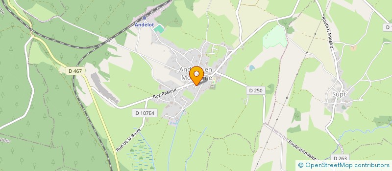 localisation de l'entreprise SCI JAE  ANDELOT-EN-MONTAGNE