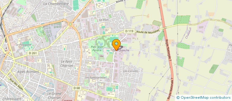 localisation de l'entreprise SCI JAEC à VALENCE