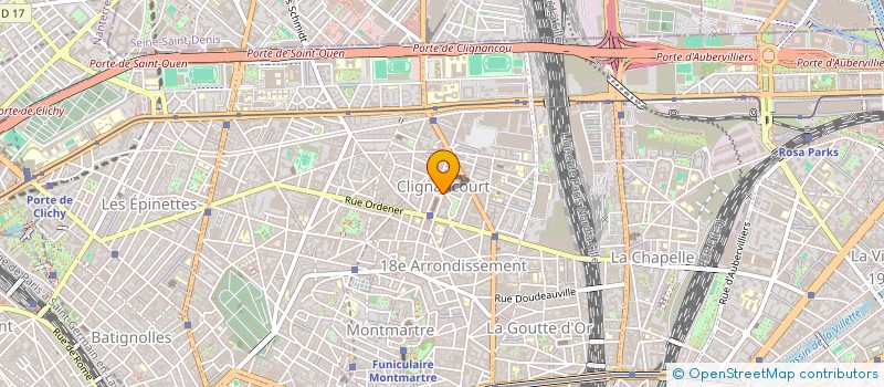 localisation de l'entreprise SCI JAF  PARIS