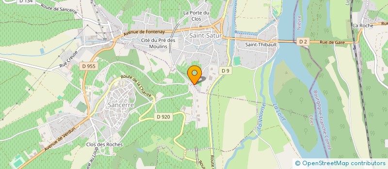 localisation de l'entreprise SCI JAF  SAINT-SATUR