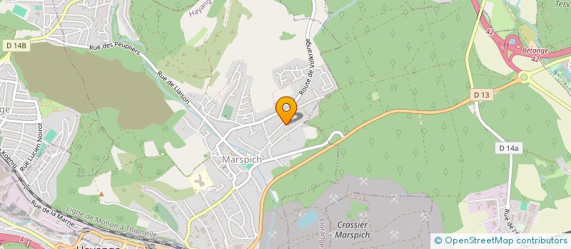 localisation de l'entreprise SCI JAFA  HAYANGE