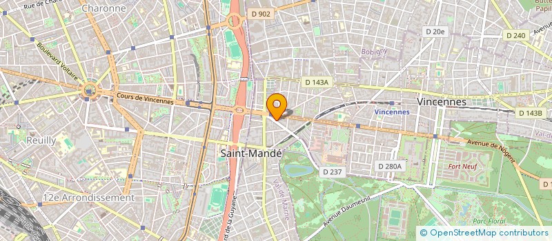 localisation de l'entreprise SCI JAFAIR  SAINT-MANDE