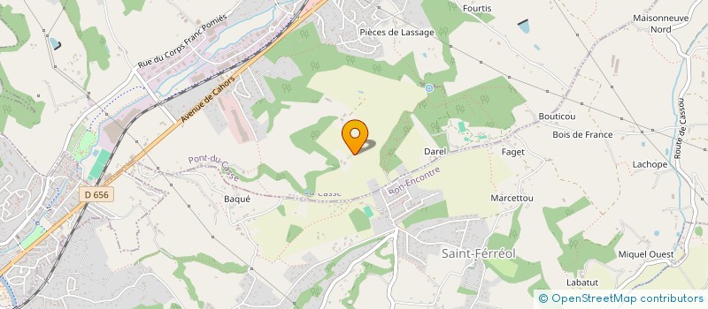 localisation de l'entreprise SCI JAFCA  PONT-DU-CASSE