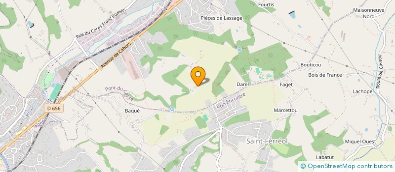 localisation de l'entreprise SCI JAFCA CAMBES  PONT-DU-CASSE