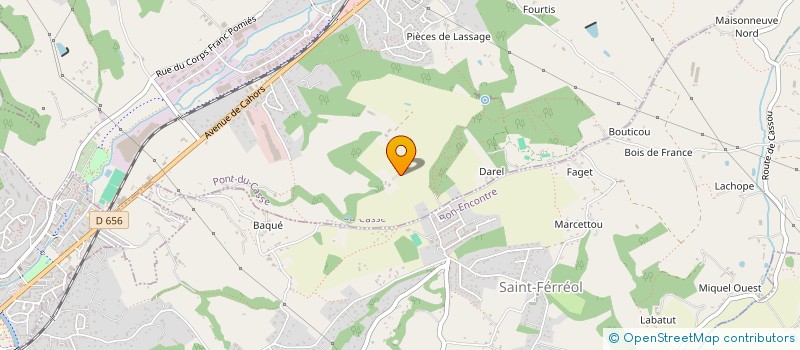 localisation de l'entreprise SCI JAFCA LILLE  PONT-DU-CASSE