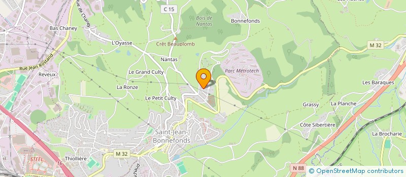 localisation de l'entreprise SCI JAFE  SAINT-JEAN-BONNEFONDS