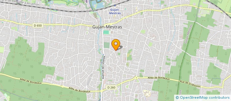 localisation de l'entreprise SCI JAFEINE  GUJAN-MESTRAS