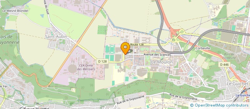 localisation de l'entreprise SCI JAFFAM  GIF-SUR-YVETTE