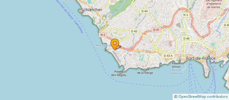 localisation de l'entreprise SCI JAFFRA à SCHOELCHER