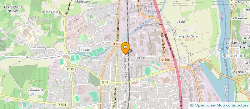 localisation de l'entreprise SCI JAFFRE  ARNAS