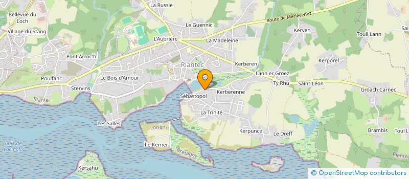 localisation de l'entreprise SCI JAFFRE-LE MOUEL  RIANTEC